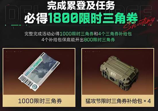 三角洲行动限时三角券怎么获得 三角洲行动限时三角券获取方法