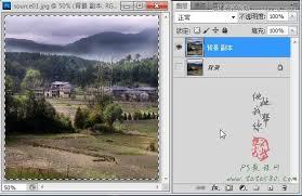 Photoshop添加雪景效果的方法