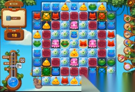 开心消消乐 760关通关攻略