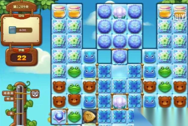 开心消消乐 1289关通关攻略
