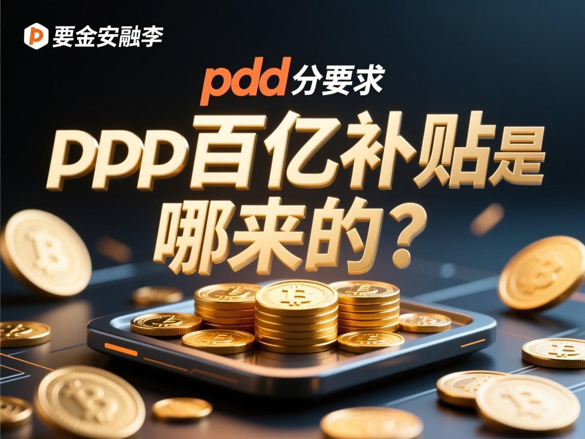 pdd百亿补贴是哪来的？