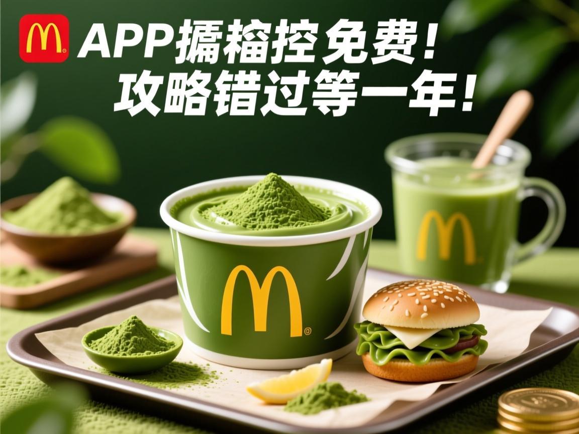 抹茶控福利！麦当劳APP免费吃攻略，错过等一年