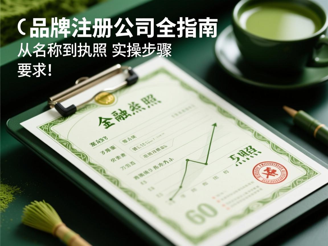 抹茶品牌注册公司全指南，从名称到执照的实操步骤