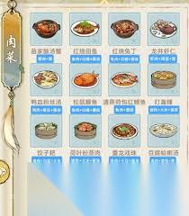 华夏千秋食谱攻略有什么