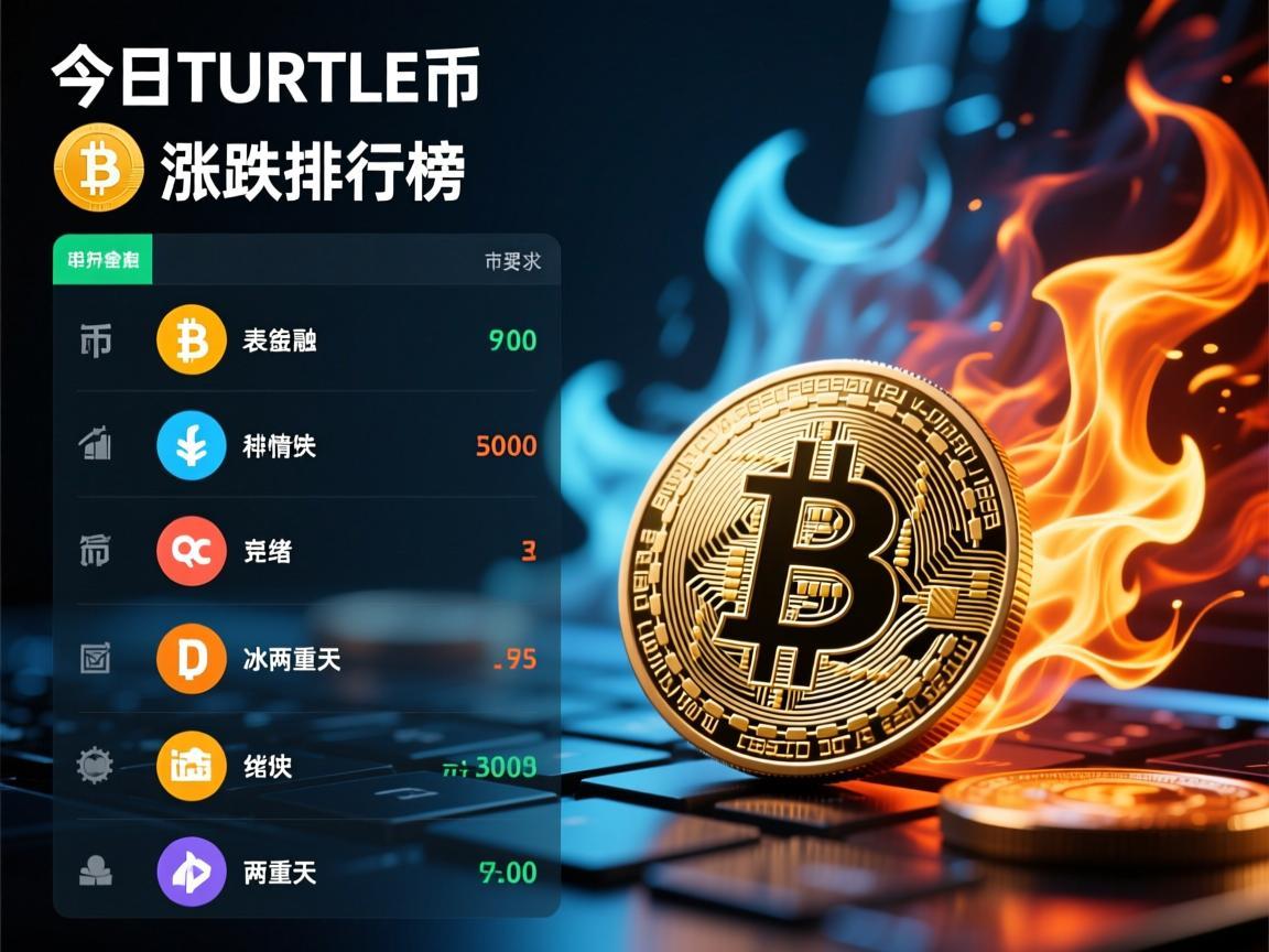 今日TURTLE币涨跌排行榜，市场情绪分化明显，币种表现冰火两重天