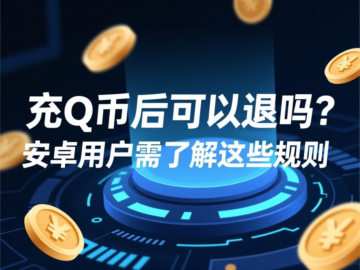 充Q币后可以退吗 安卓用户需了解这些规则