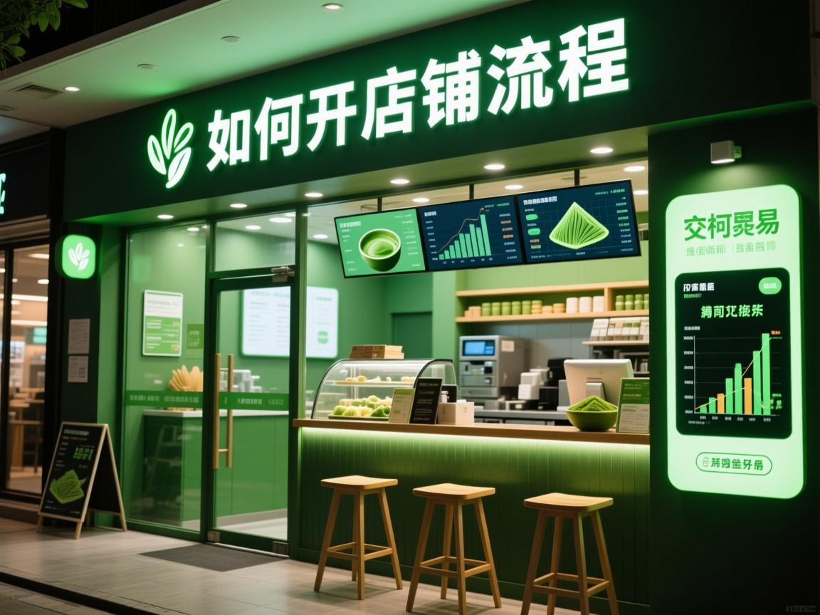 如何开抹茶交易所店铺流程