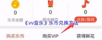 vv音乐乐币如何兑换