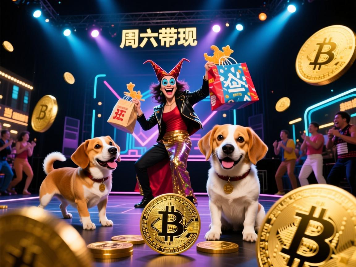 周六夜现场的魔性带货，当喜剧舞台遇上狗狗币狂欢