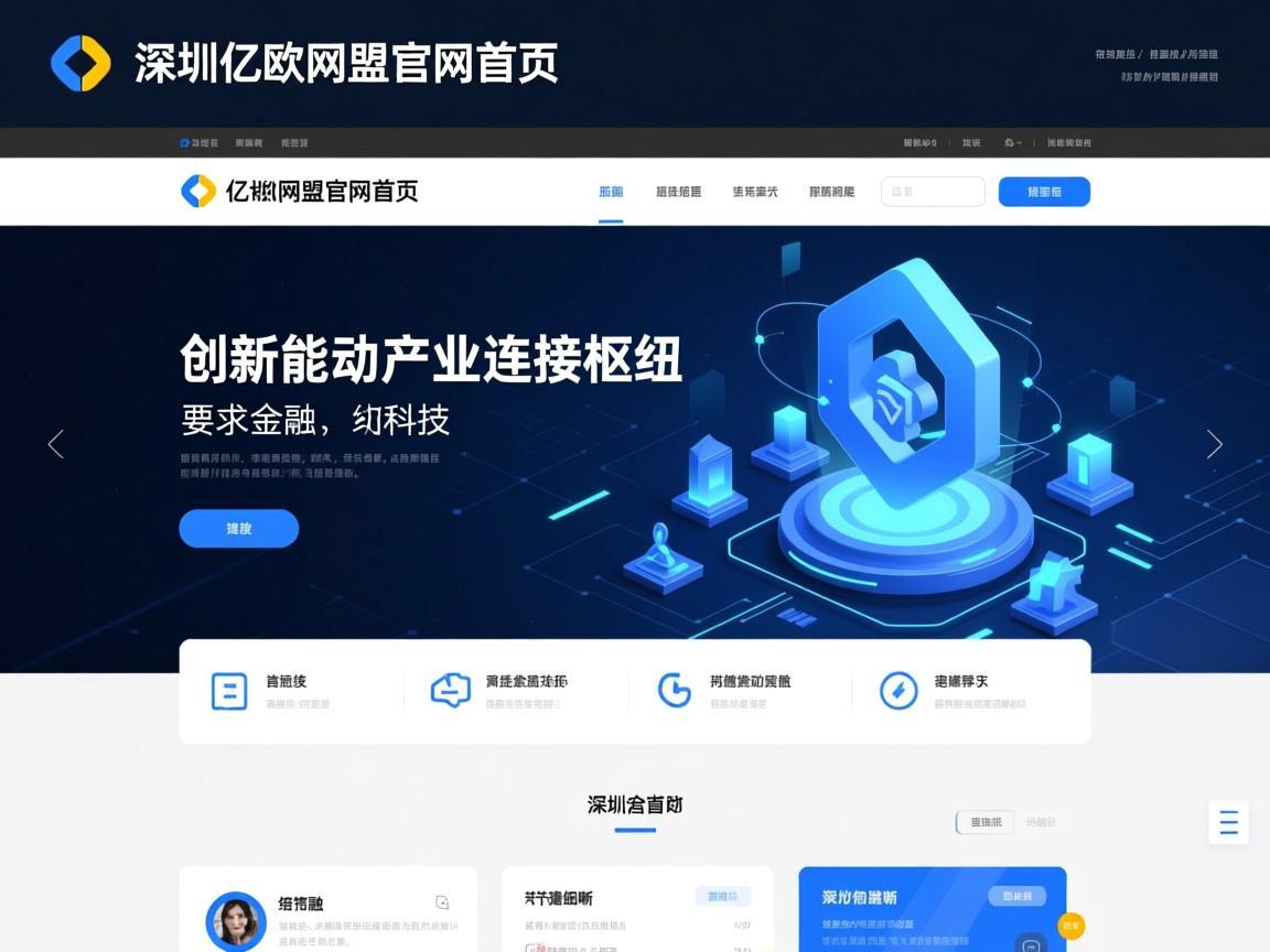 深圳亿欧网盟官网首页，创新驱动的产业连接枢纽
