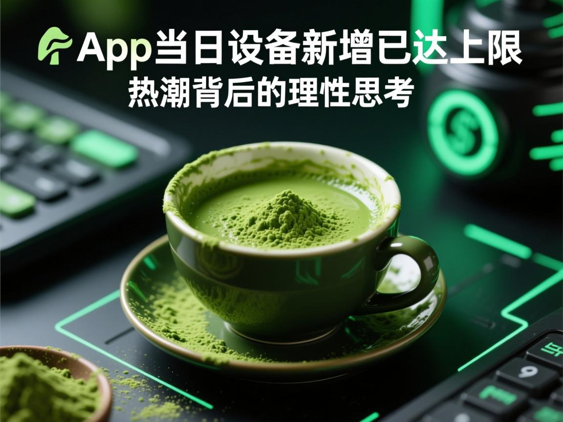 抹茶App当日设备新增已达上限，热潮背后的理性思考