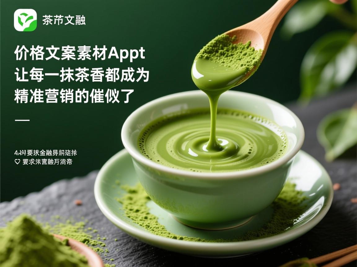 抹茶价格文案素材app，让每一抹茶香都成为精准营销的催化剂