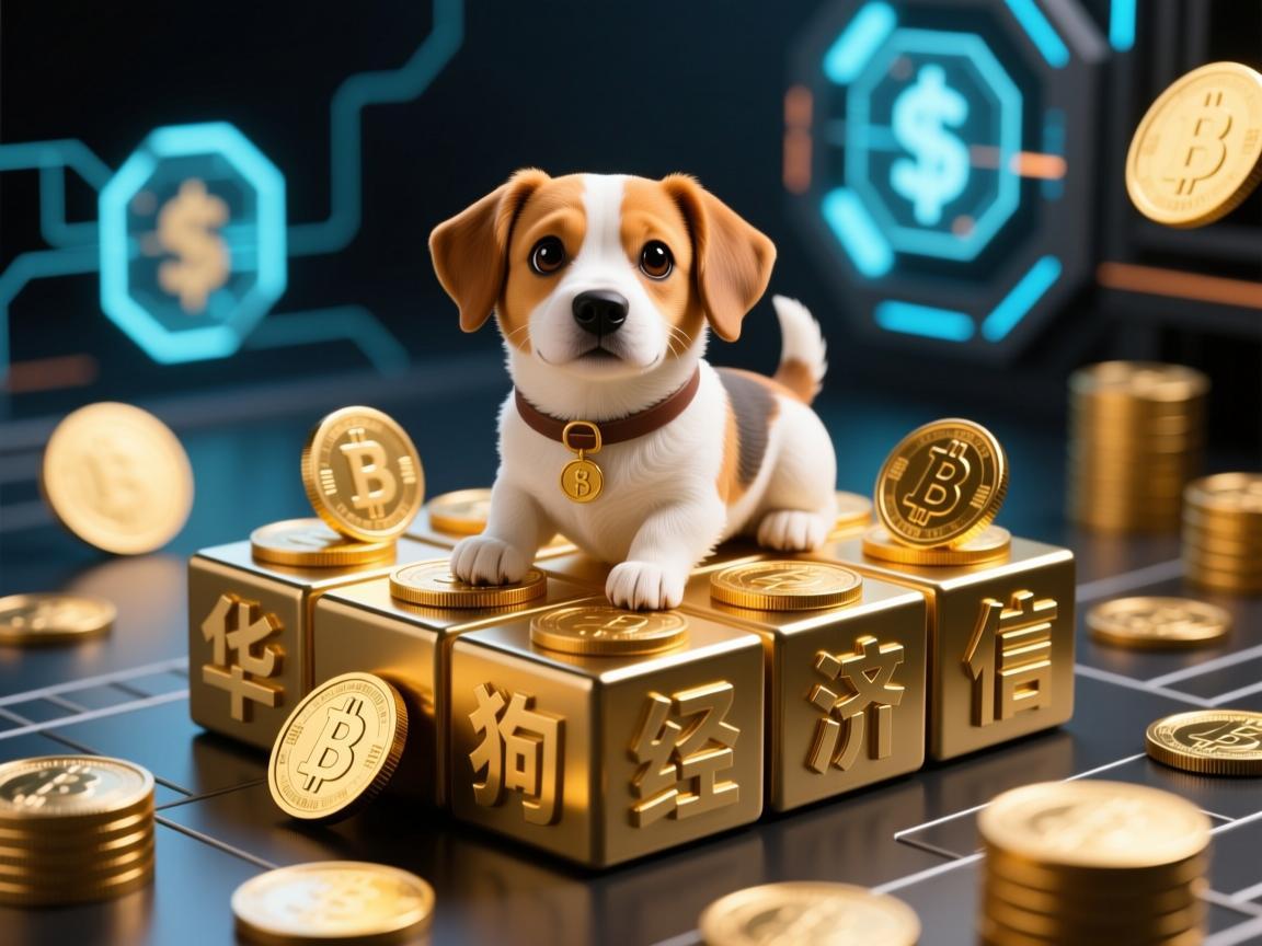 华凳区块狗的狗狗币，当萌宠经济遇上区块链信仰