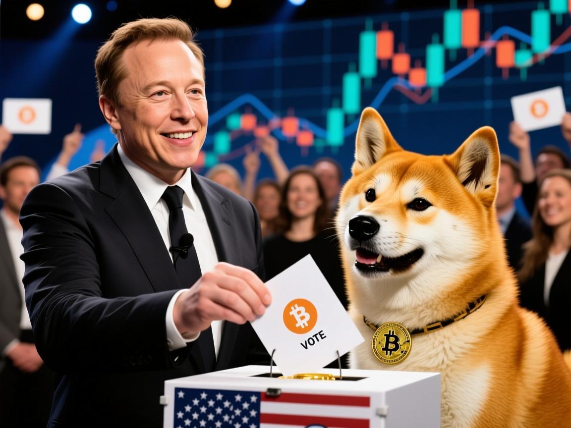 马斯克与狗狗币投票，一场加密世界的注意力狂欢