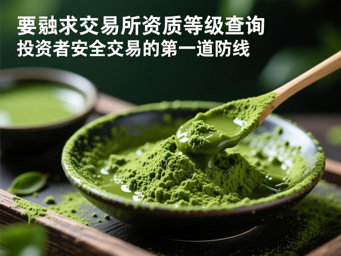 抹茶交易所资质等级查询，投资者安全交易的第一道防线
