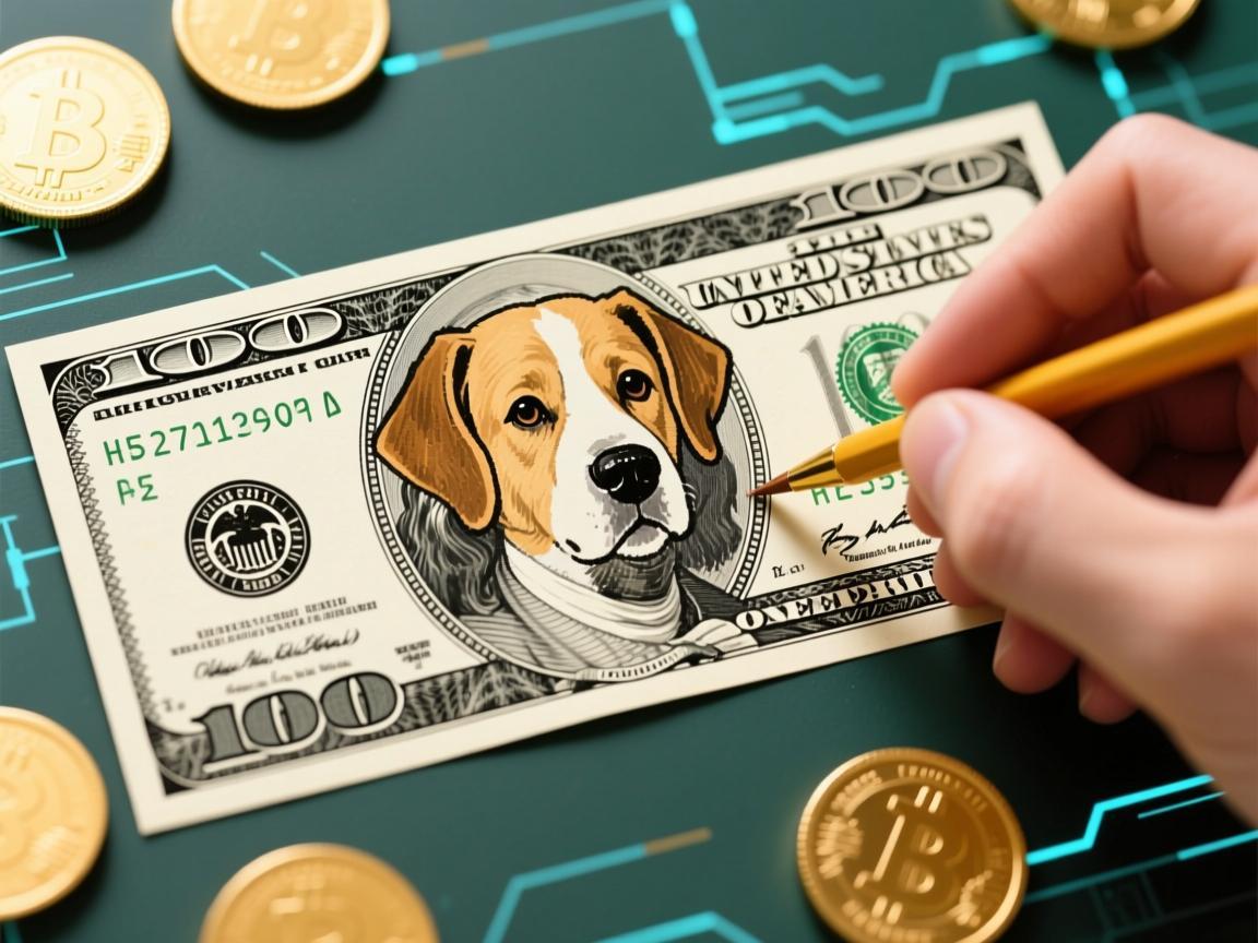 如何画狗狗冥币图片简单，手绘与数字创作指南