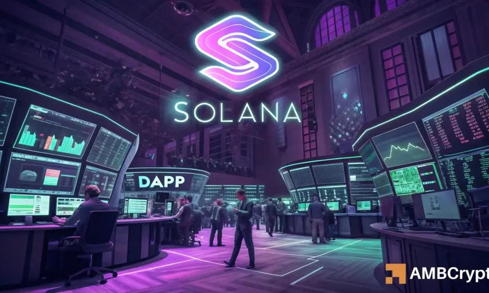 Solana：DApp收入达379万美元，但ETF资金流入停滞——矛盾之处就在这里