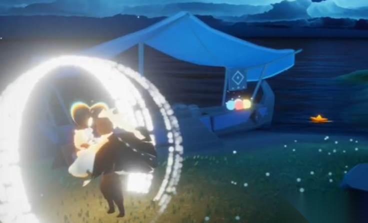 光遇单人旋转光圈