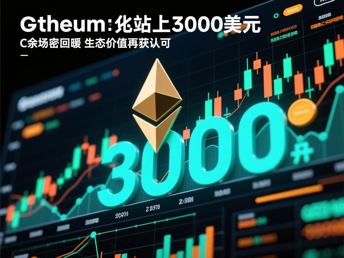 以太坊站上3000美元，加密市场信心回暖，生态价值再获认可