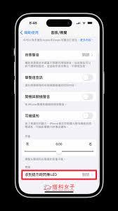 苹果12promax如何设置来电闪光灯