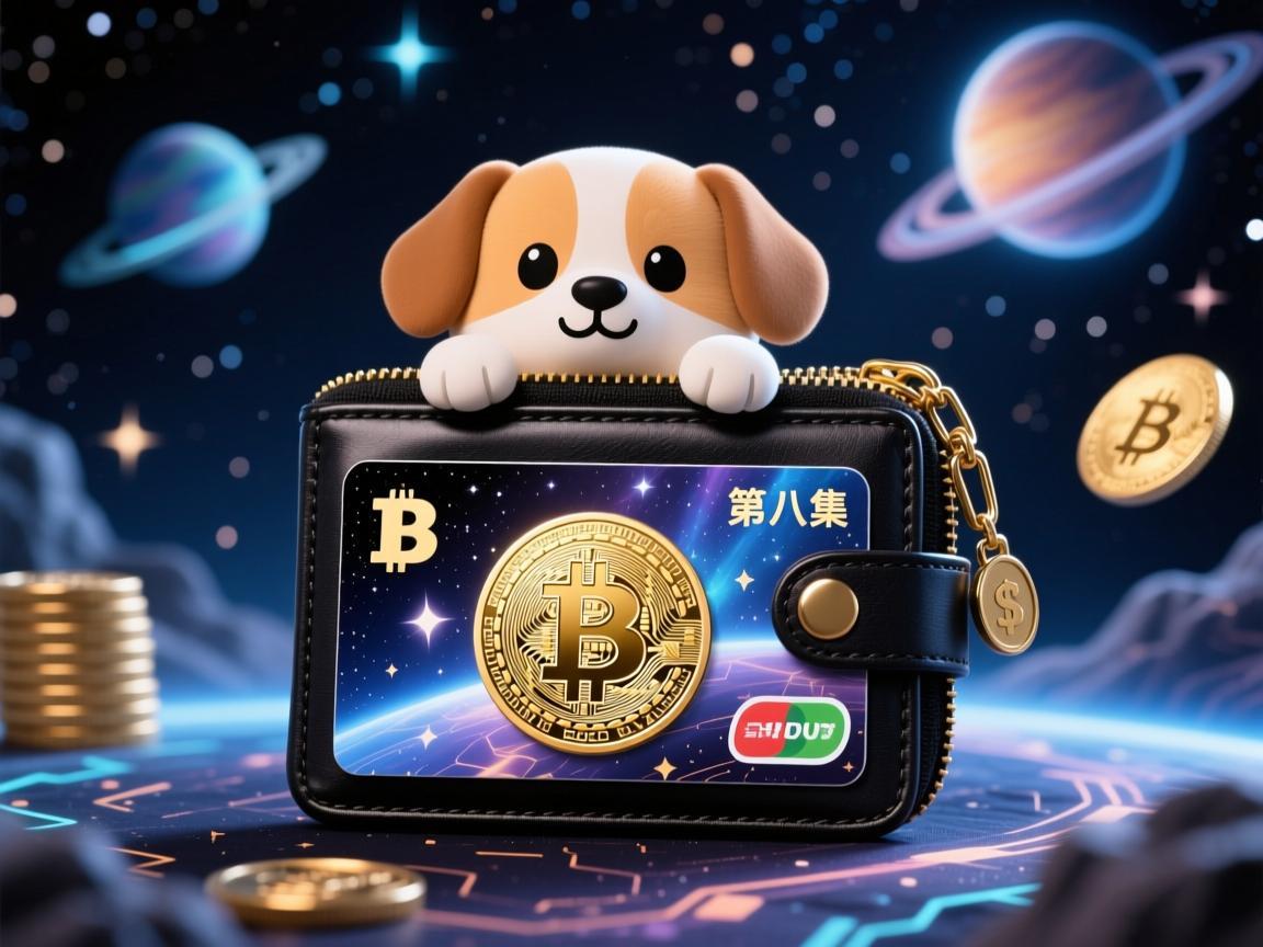 狗狗币卡包第八集，宇宙级萌主降临，钱包里的星际冒险开始了！