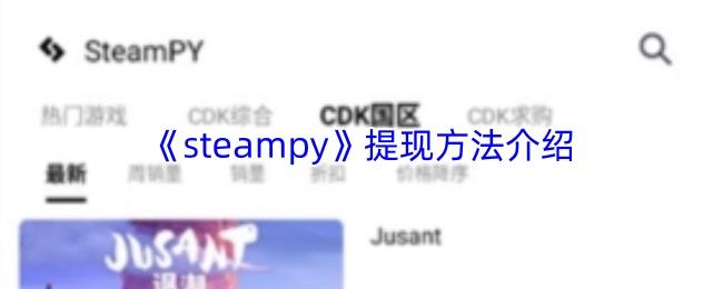 steampy 提现方法介绍