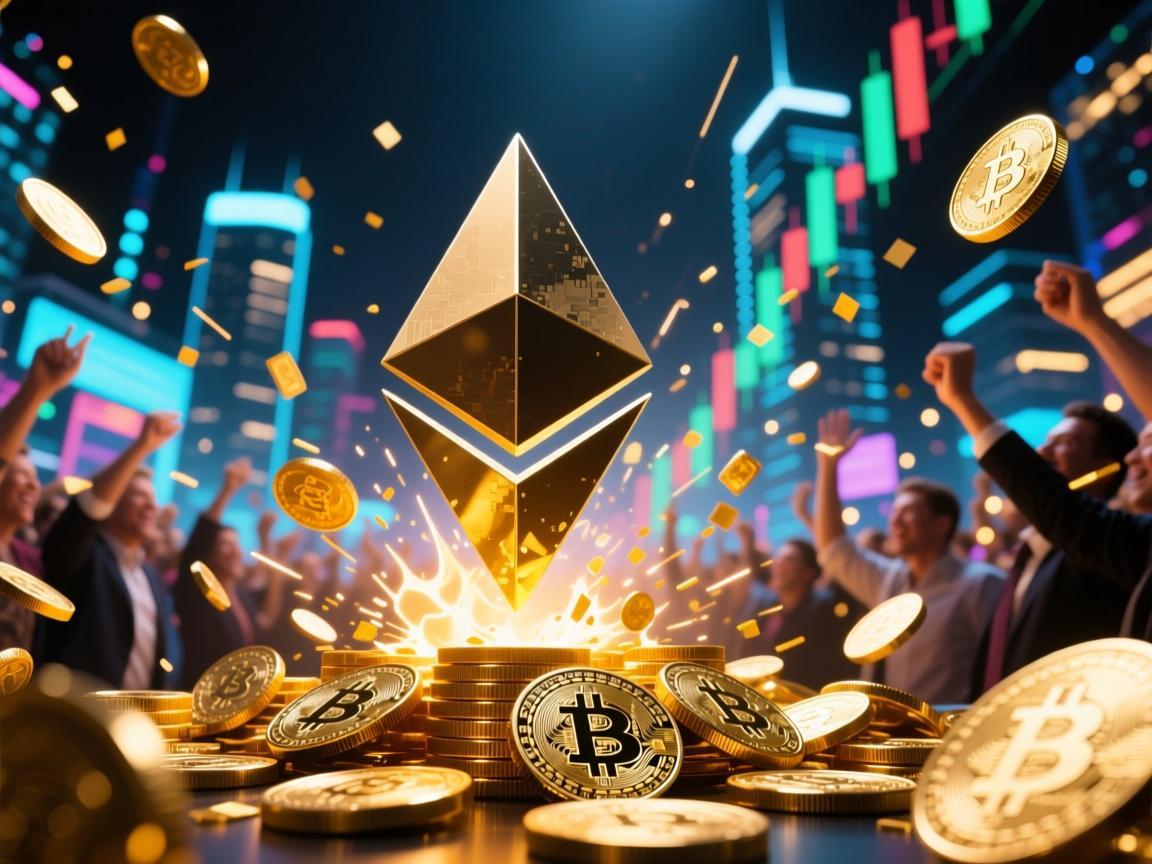 以太坊暴涨截图，一场数字狂欢与财富幻象