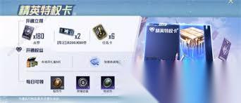和平精英精英特权卡价格是多少