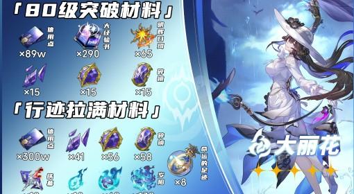 崩坏：星穹铁道 大丽花突破材料一图流