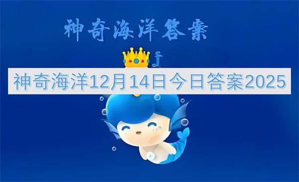神奇海洋12月14日今日答案2025