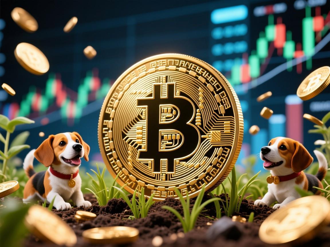 狗狗币的10倍狂潮，一场草根狂欢与市场博弈