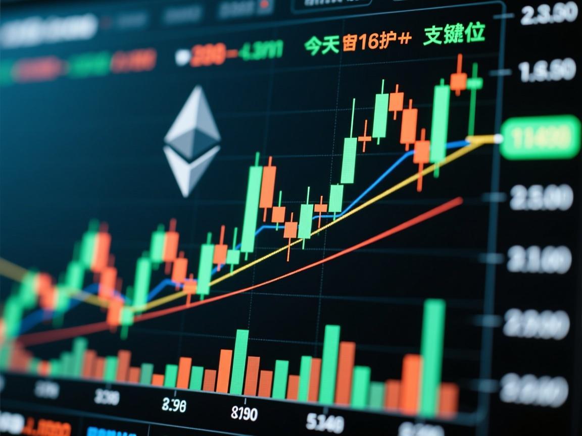 以太坊价格今天行情走势，震荡中蓄势待发，短期关注关键支撑位