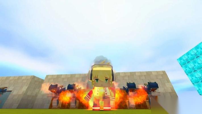 怎么在迷你世界中制作龙头 创意教程打造喷火喷水装置