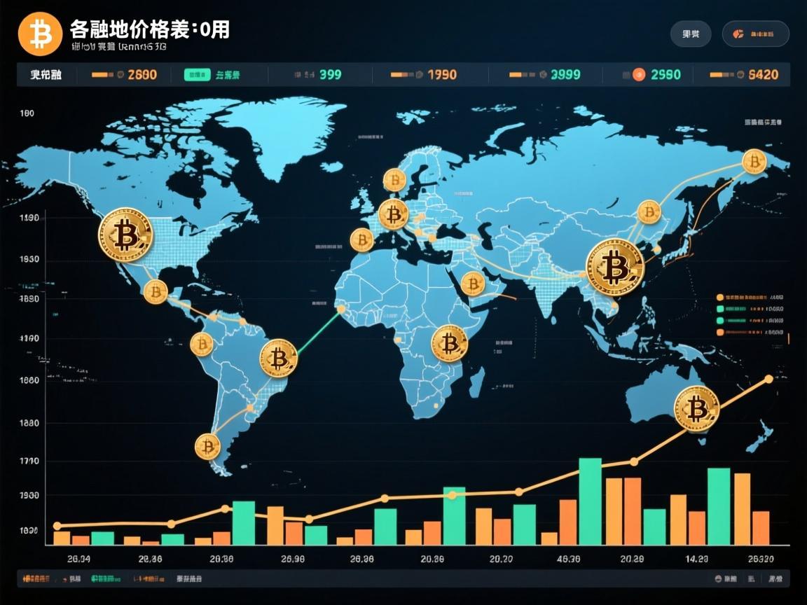 比特币各地价格表一览图，全球市场的动态与差异