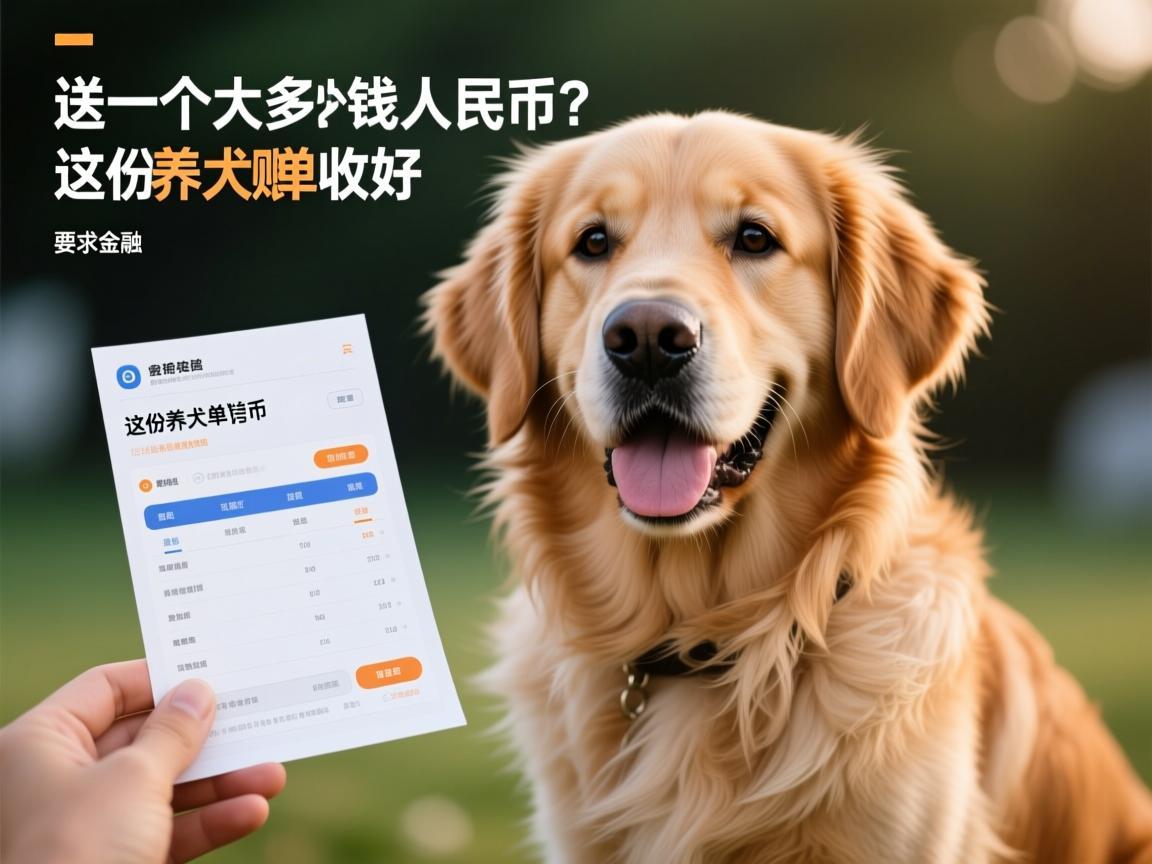 送一个大狗狗多少钱人民币 这份养犬账单请收好