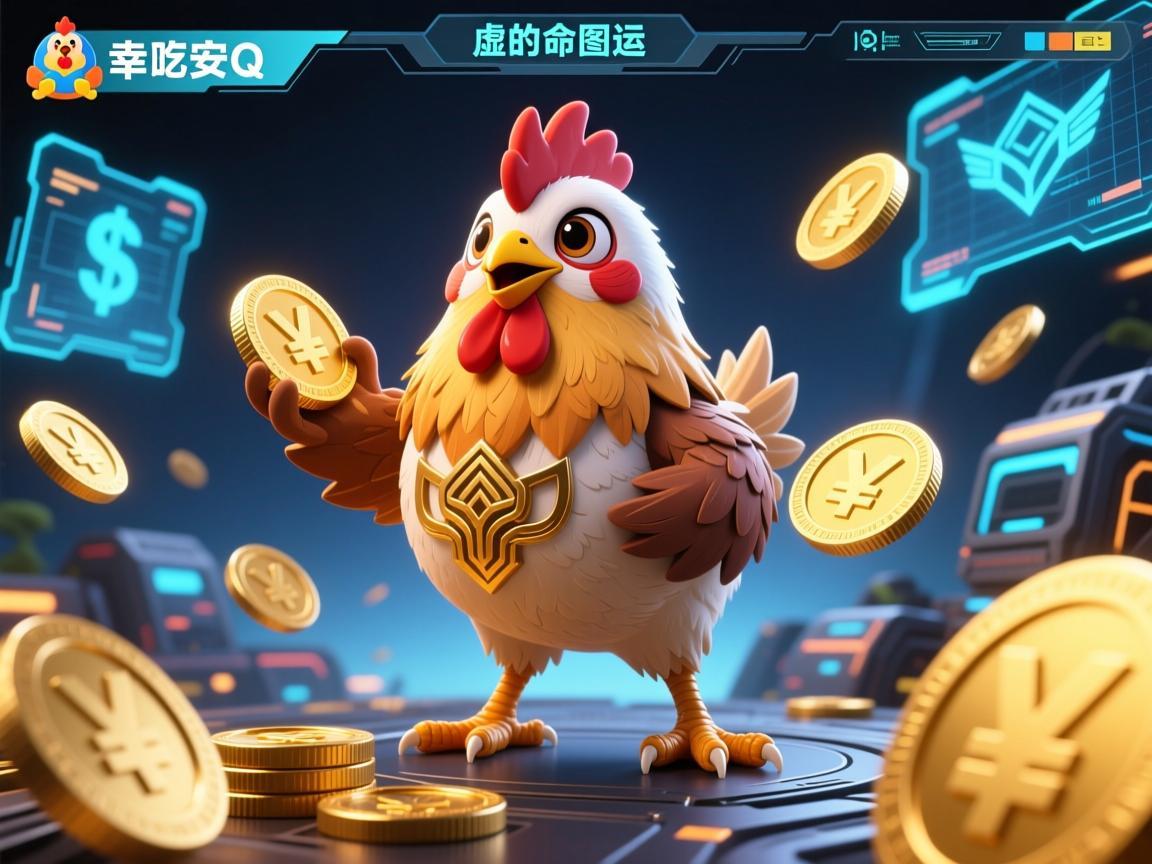 吃鸡安Q幸运币，虚拟战场的命运图腾