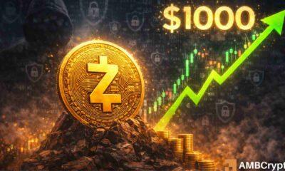 Zcash引领第四季度隐私股上涨行情——分析师预测ZEC价格将达到1000美元