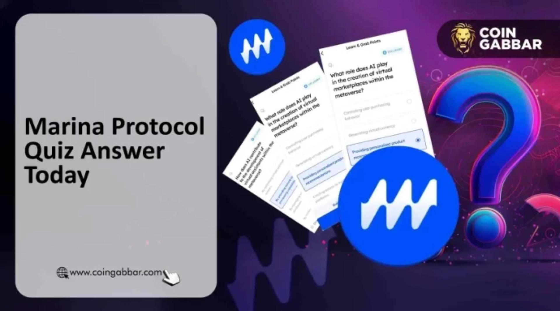 Marina Protocol每日问答 2026年1月2日：赢取金币