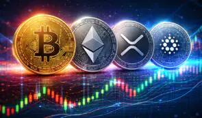 比特币、以太坊、瑞波币和卡尔达诺表面之下发出着复杂的信号