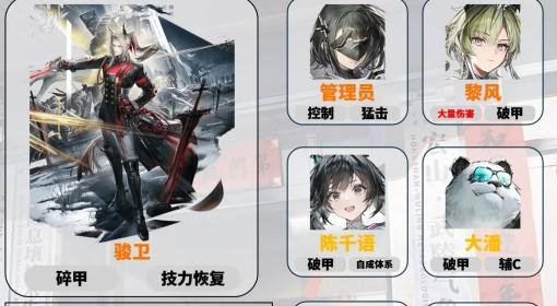 明日方舟：终末地 骏卫核物理队配队分享