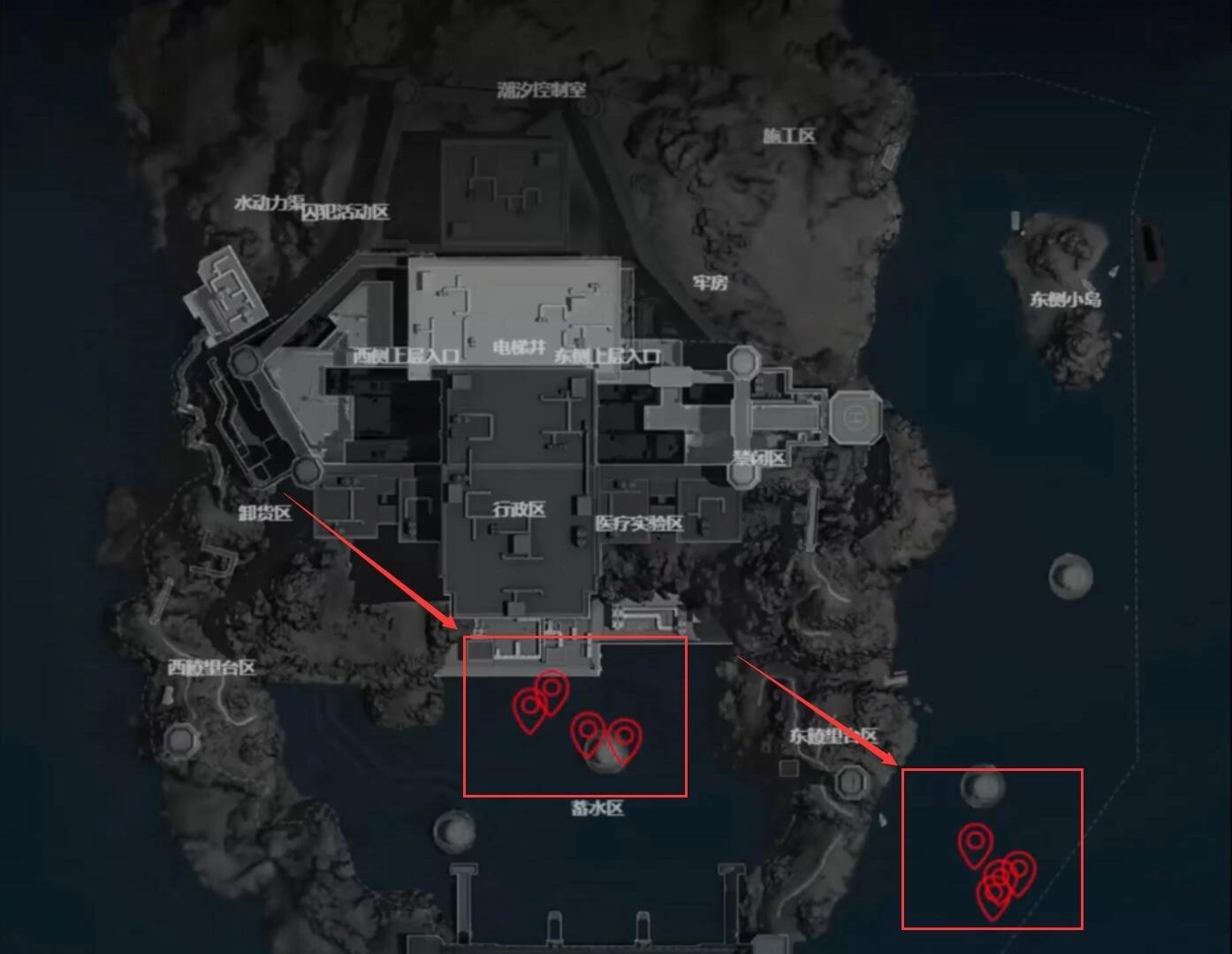 三角洲行动潮汐监狱海底捞三角蚌位置一览