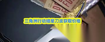 三角洲行动暗星刀皮价格是多少