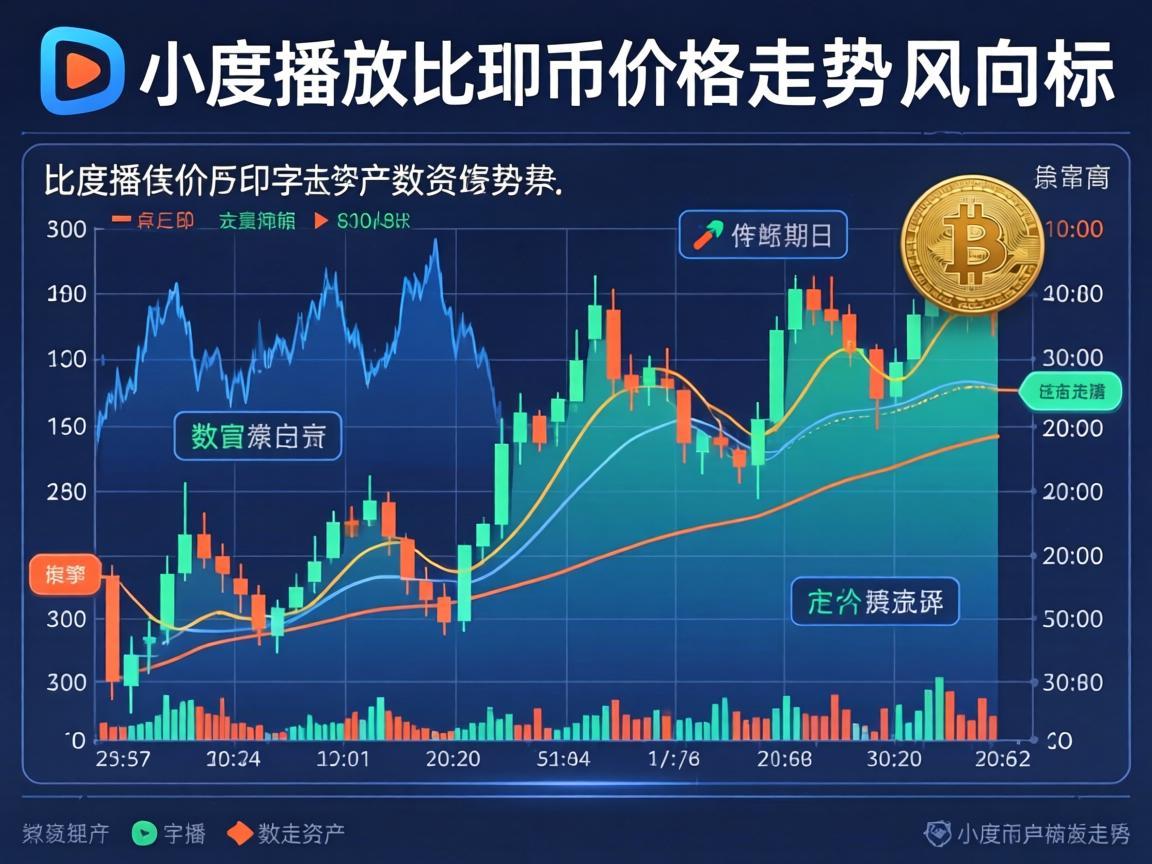 小度播放比特币价格走势，数字资产的风向标