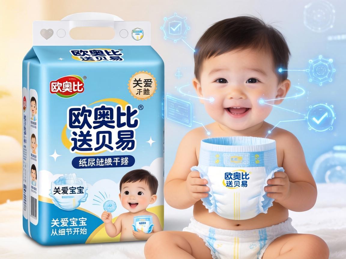 欧贝比纸尿裤送贝易，关爱宝宝，从细节开始