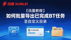 迅雷如何进行多任务批量下载