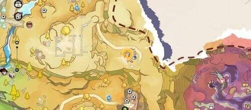 洛克王国世界星霜崖地怎么跑图