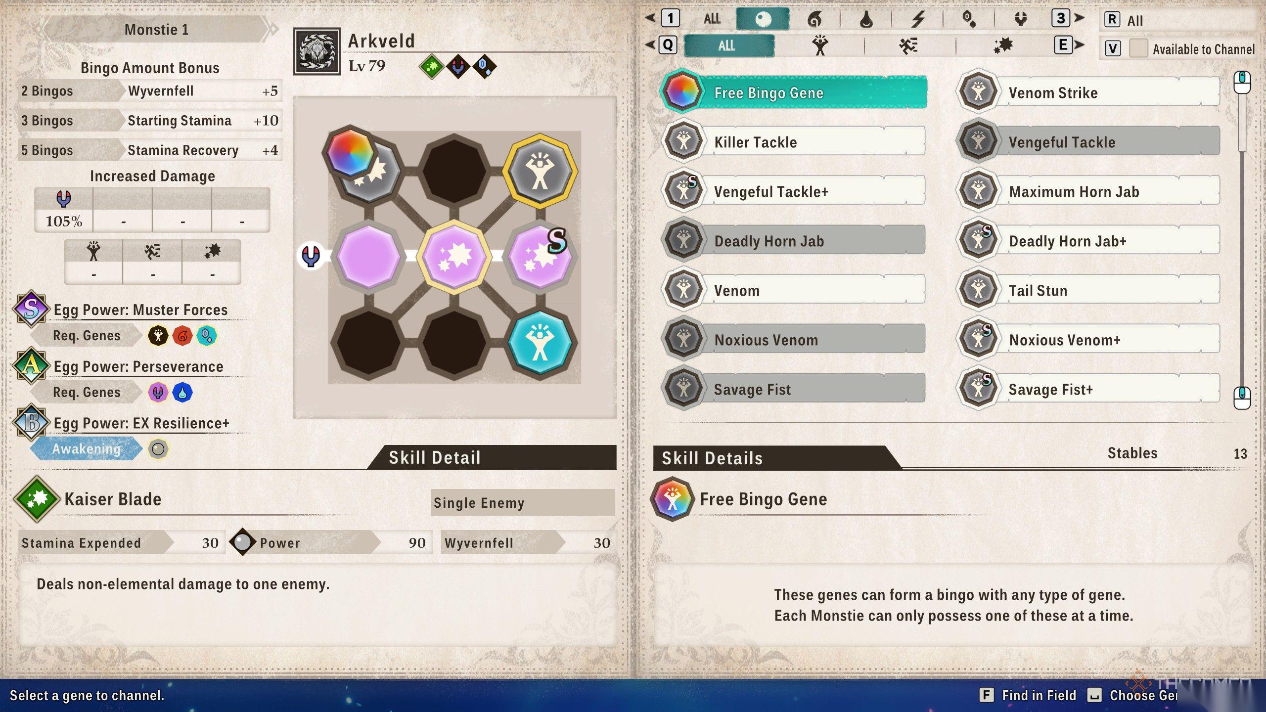 Monster Hunter Stories 3: 命运双龙 中哪些随行兽基因最优秀