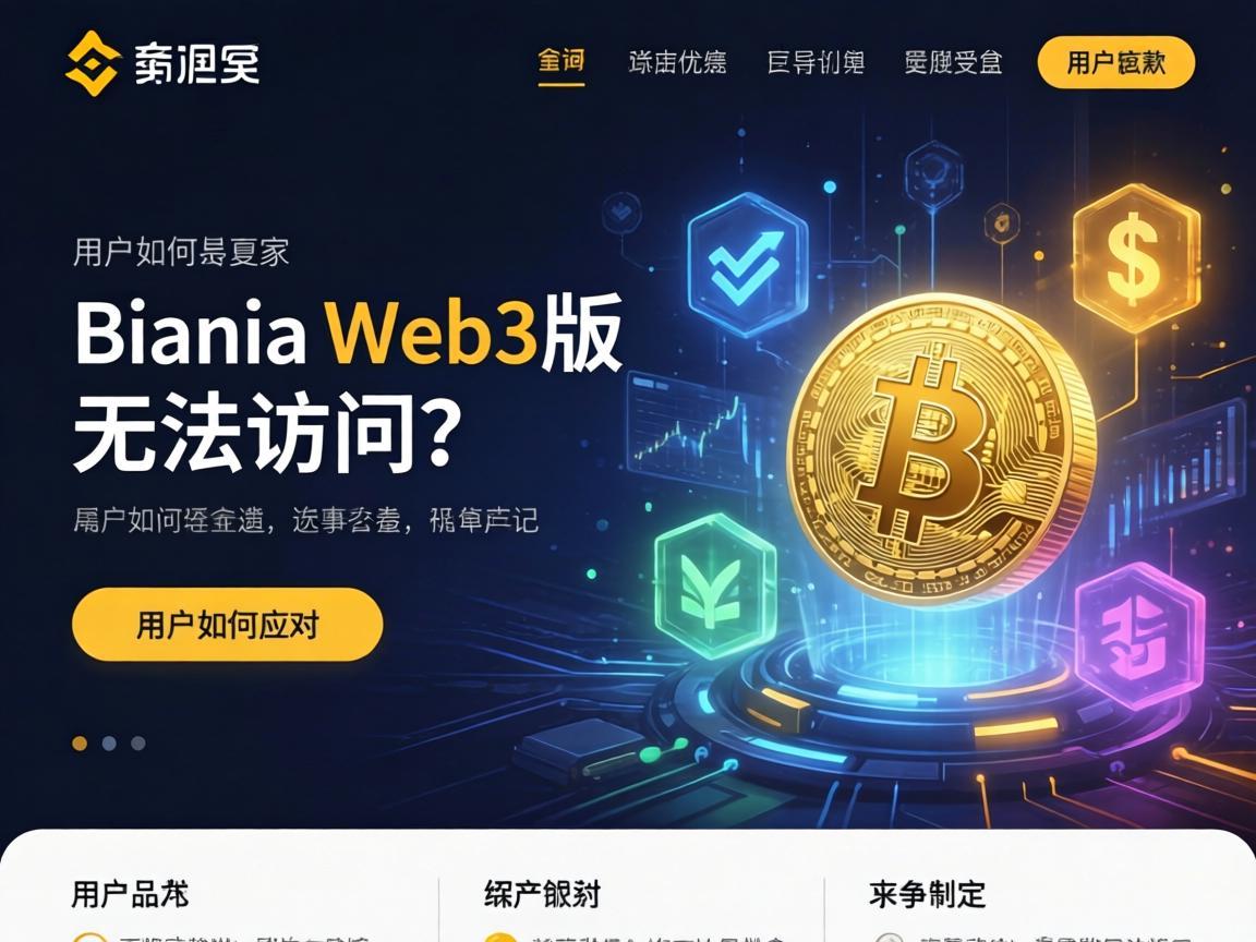 币安Web3网页版无法访问 用户如何应对