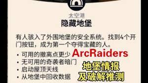 ARCRaiders隐藏地堡事件是什么