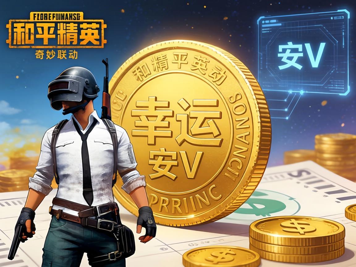 幸运币与和平精英安V的奇妙联动